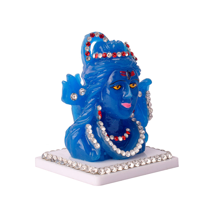 Marble Shiv (NeelKanth) Idol Puja Store Online Pooja Items Online Puja Samagri Pooja Store near me www.satvikworld.com