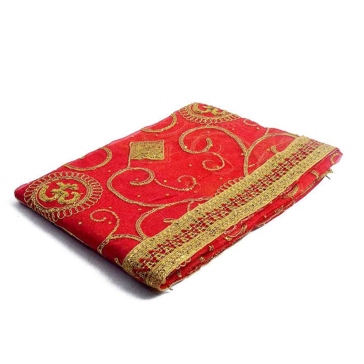 "Red and Gold Mata Chunri – 192 cm x 106 cm"
Enhance your pooja rituals and festive decor with this Pink and Gold Mata Chunri, measuring 192 cm x 106 cm. Adorned with golden floral patterns and diamond motifs, it is perfect for Devi pooja, mandir decoration, and festive ceremonies like Navratri and Diwali.
Shop now at satvikworld.com for authentic Indian pooja essentials across the USA.
