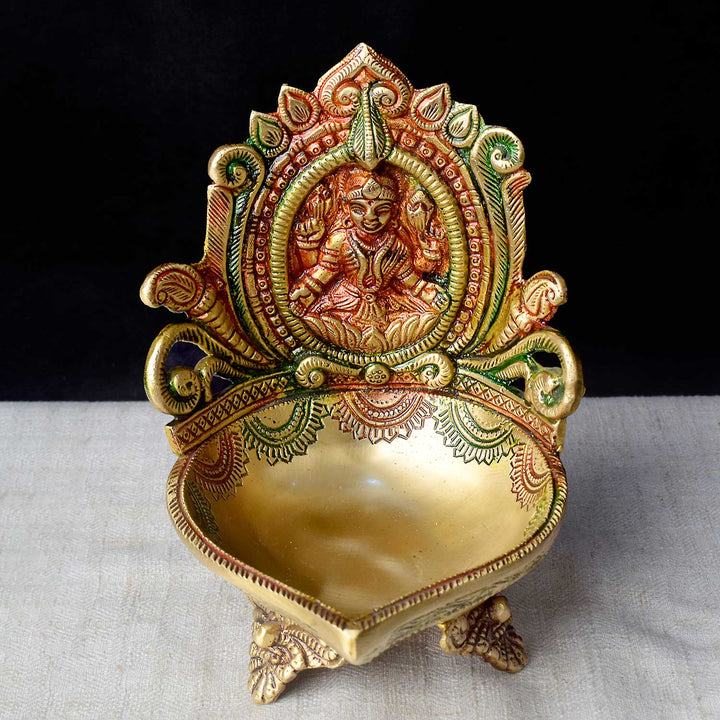 7.1 Inch Handcrafted Kamakshi Diya for Diwali & Pooja – Exquisite Brass Diya featuring Goddess Kamakshi, Symbolizing Light, Prosperity, and Divine Blessings, Perfect for Diwali Celebrations, Pooja, and Temple Decor, Handcrafted with Intricate Detailing for a Sacred Glow, Ideal for Home or Mandir Decoration, Buy Kamakshi Diya Online, Affordable Prices | India’s Largest Pooja Accessories Brand – www.satvikworld.com