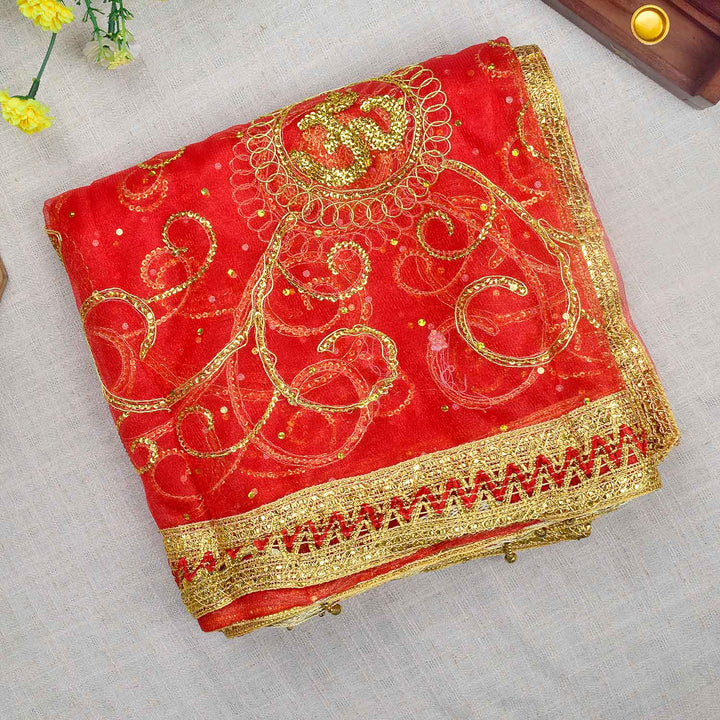 "Red and Gold Mata Chunri – 192 cm x 106 cm"
Enhance your pooja rituals and festive decor with this Pink and Gold Mata Chunri, measuring 192 cm x 106 cm. Adorned with golden floral patterns and diamond motifs, it is perfect for Devi pooja, mandir decoration, and festive ceremonies like Navratri and Diwali.
Shop now at satvikworld.com for authentic Indian pooja essentials across the USA.