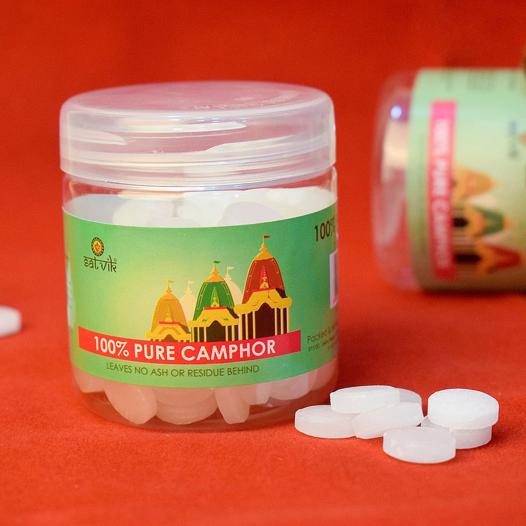 Pure & Premium Camphor (50 Grams) Puja Store Online Pooja Items Online Puja Samagri Pooja Store near me www.satvikstore.com