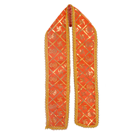 Royal Orange Color Patka/Duppata/Angvastra 14/22 INCH