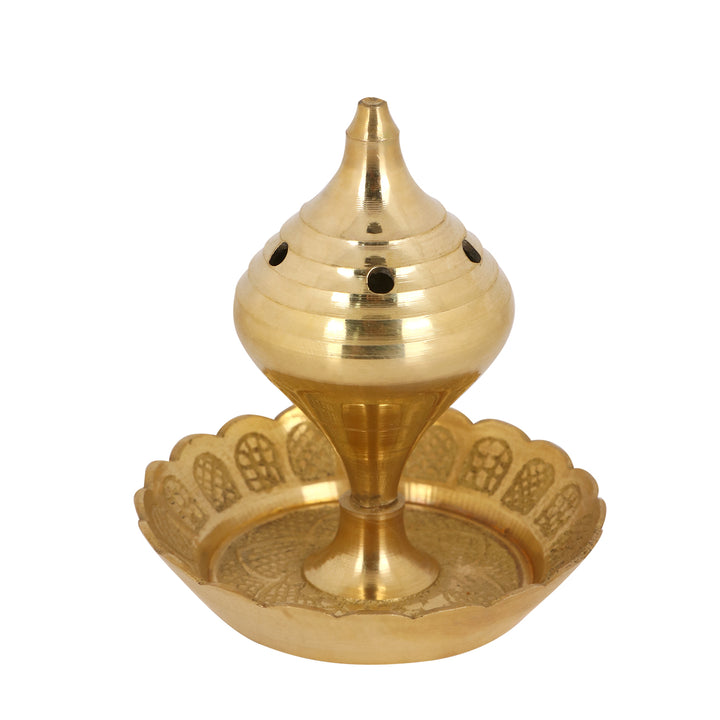Pure Brass Agarbatti Stick Stand with Ash Catcher Puja Store Online Pooja Items Online Puja Samagri Pooja Store near me www.satvikstore.in