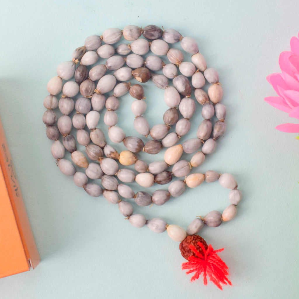 Original Vaijayanti Jap Mala with Natural Beads – Sacred Rosary for Devotion, Meditation, and Spiritual Growth. India’s Premium Jap Mala Store - www.satvikworld.com