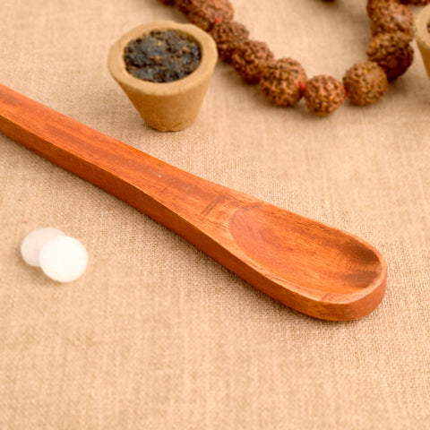 Wooden Spoon for Hawan and Pooja – Eco-friendly, traditional wooden spoon for performing hawan rituals and pooja ceremonies. Ideal for offering sacred items during worship. India’s Largest Pooja Accessories Brand – www.satvikworld.com