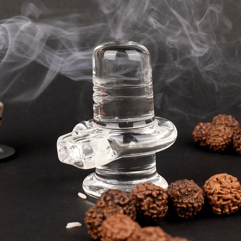 Sacred Sphatik Crystal Shiva Lingam for Worship – India’s Largest Pooja Accessories Brand – www.satvikworld.com