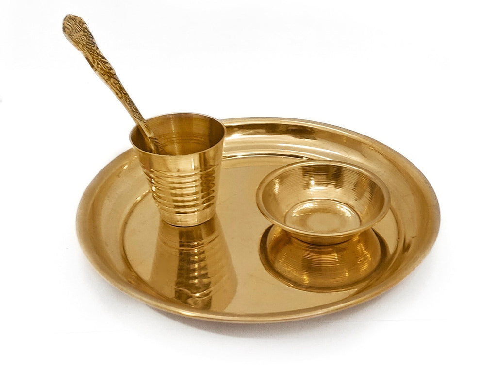6-inch Special Gopal ji Bhog Pooja Thali for Laddu Gopal offerings and daily rituals. India’s Largest Pooja Accessories Brand – www.satvikworld.com

