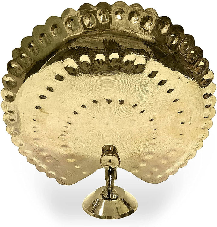 Elegant Brass Peacock Statue Puja Store Online Pooja Items Online Puja Samagri Pooja Store near me www.satvikworld.com