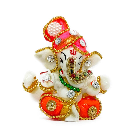 Ganesh Idol for Car Dashboard, a beautifully crafted spiritual figure to bring blessings, protection, and positive energy while driving. India’s Largest Pooja Accessories Brand – www.satvikworld.com